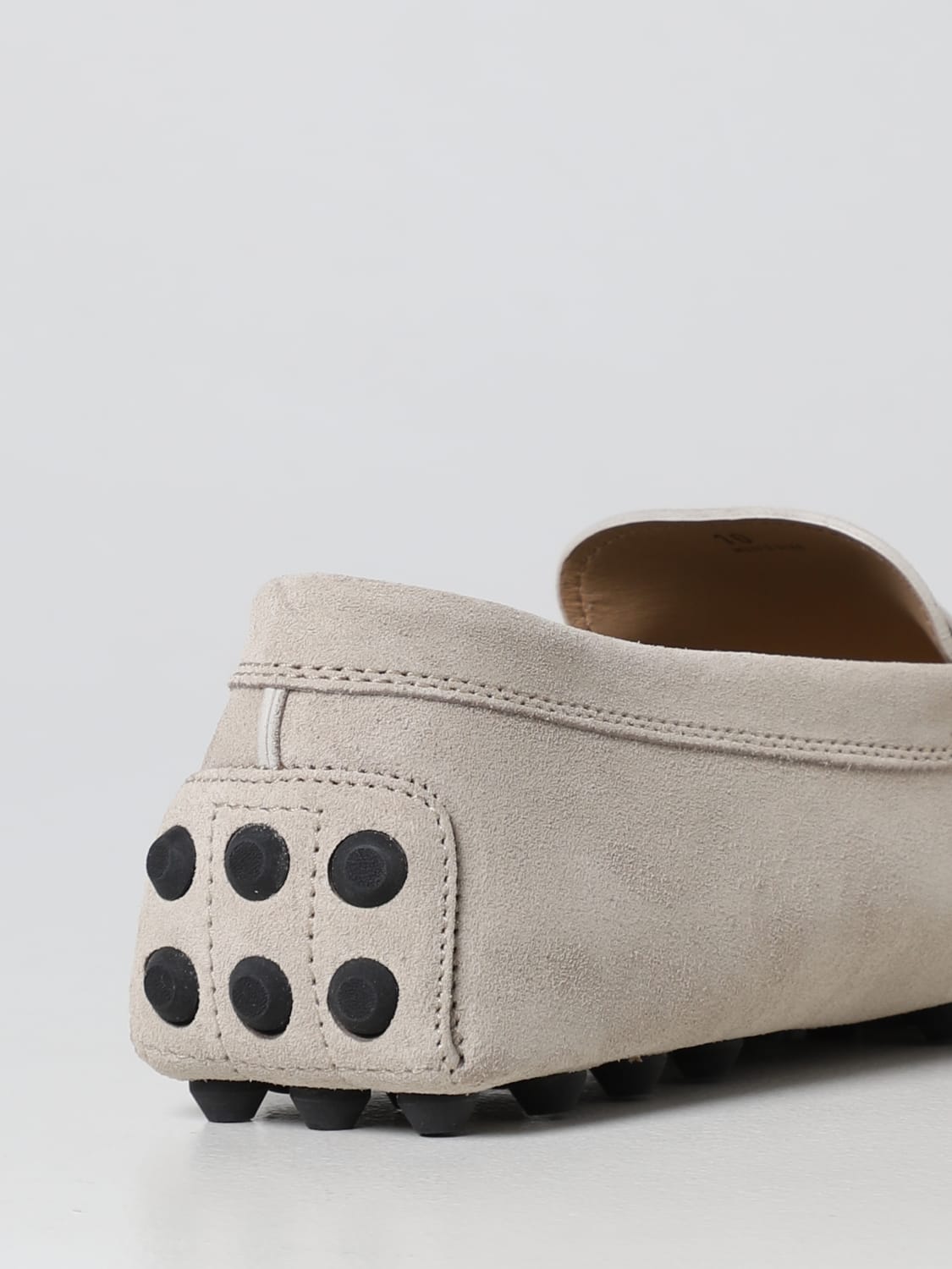 TOD'S MOCASSINI: Mocassino Tod's in suede, Ghiaccio - Img 3