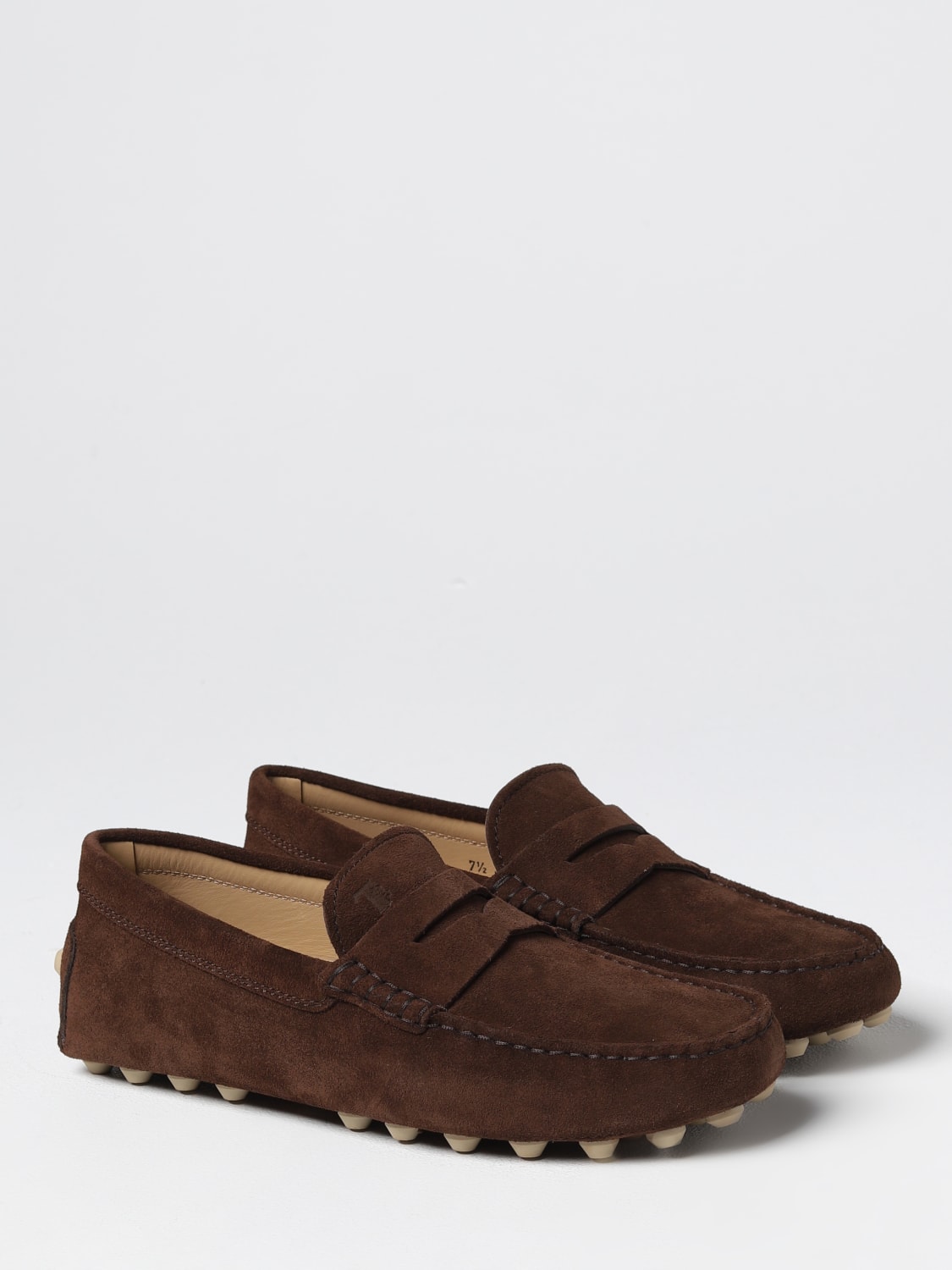 TOD'S MOCASSINI: Mocassino Tod's in suede, Moro - Img 2