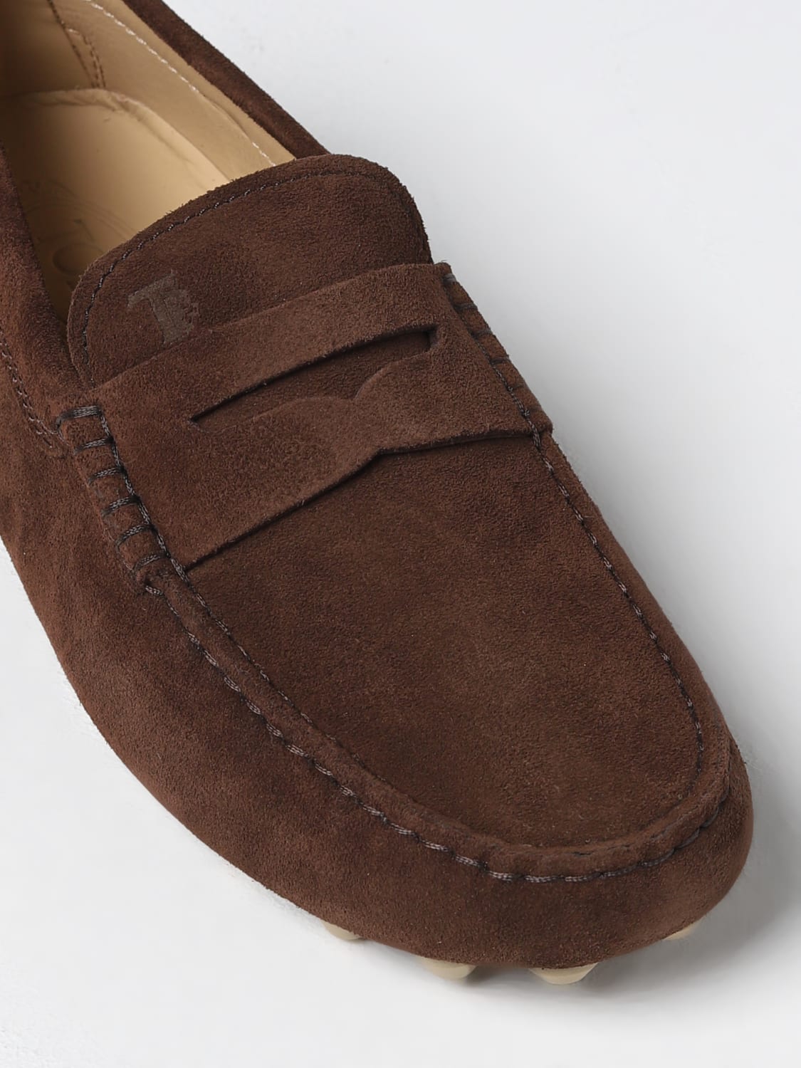 TOD'S MOCASSINI: Mocassino Tod's in suede, Moro - Img 4