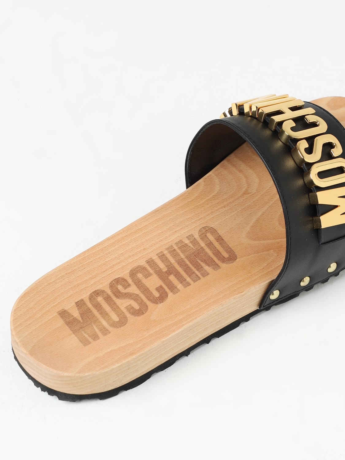 MOSCHINO COUTURE 플랫 샌들: 신발 여성 Moschino Couture, 블랙 - Img 4