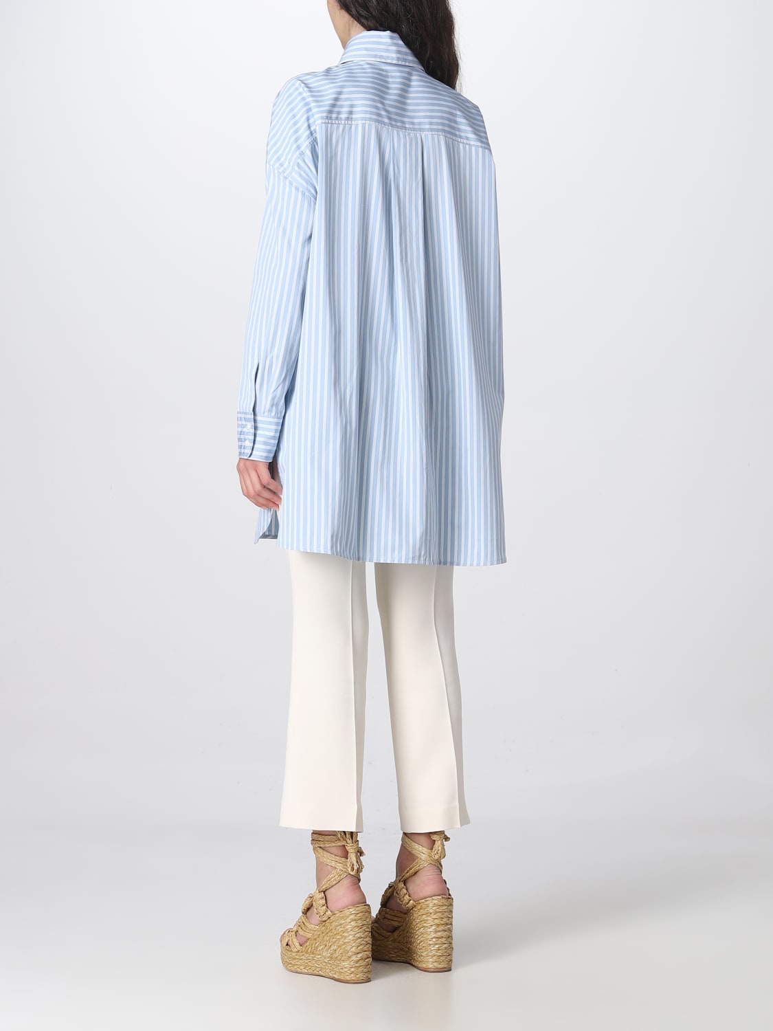 ETRO SHIRT: Etro striped shirt in cotton, Blue - Img 2