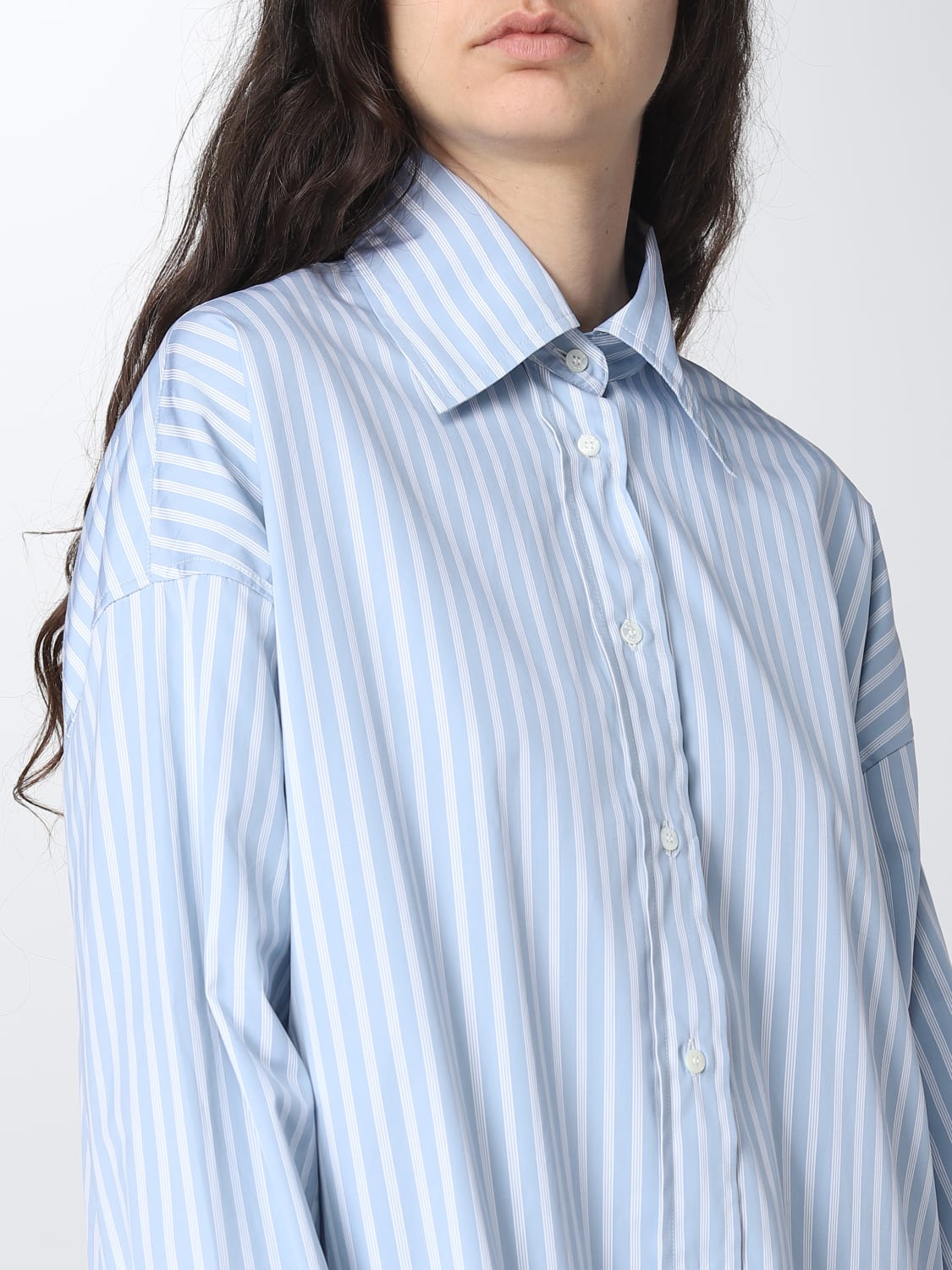 ETRO SHIRT: Etro striped shirt in cotton, Blue - Img 4