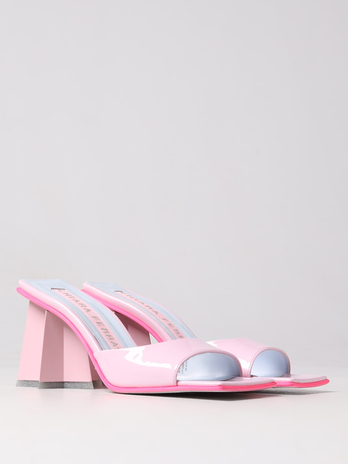 Chiara Ferragni Outlet Shoes woman Pink Chiara Ferragni heeled sandals CF3131 online at GIGLIO.COM