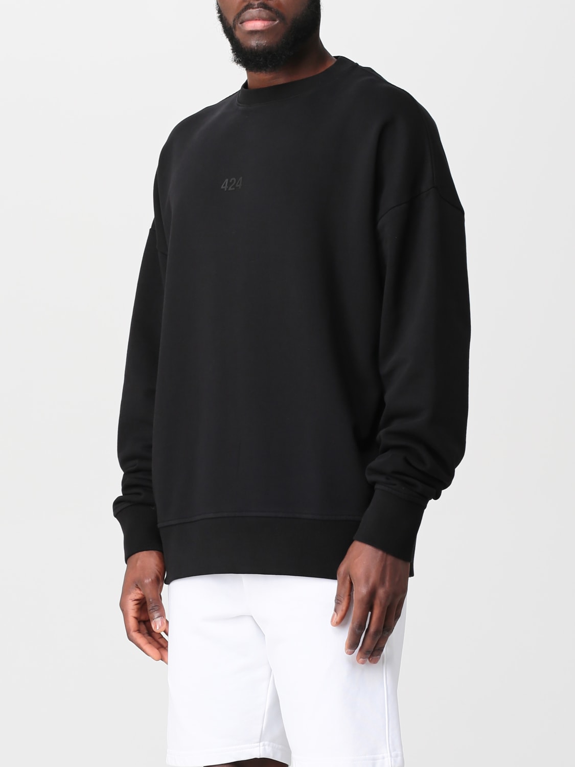 424 SUDADERA: Sudadera hombre 424, Negro - Img 4