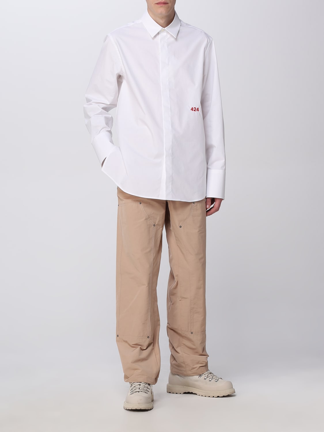 424 SHIRT: Shirt men 424, White - Img 2