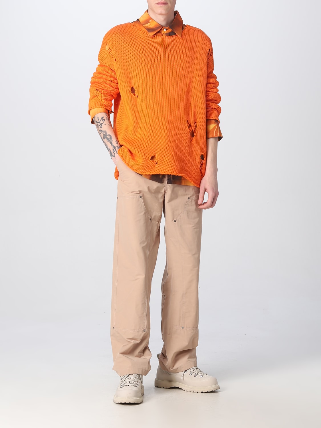 424 SHIRT: Shirt men 424, Orange - Img 2