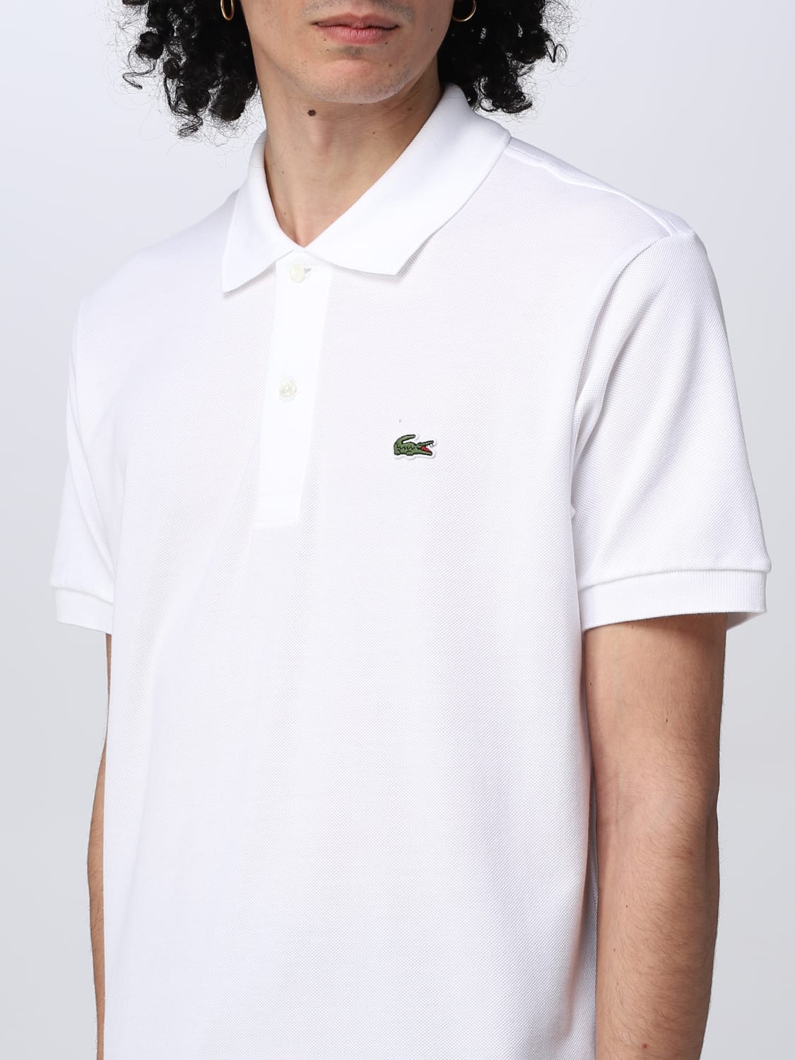 LACOSTE POLO SHIRT: Polo shirt men Lacoste, White - Img 3