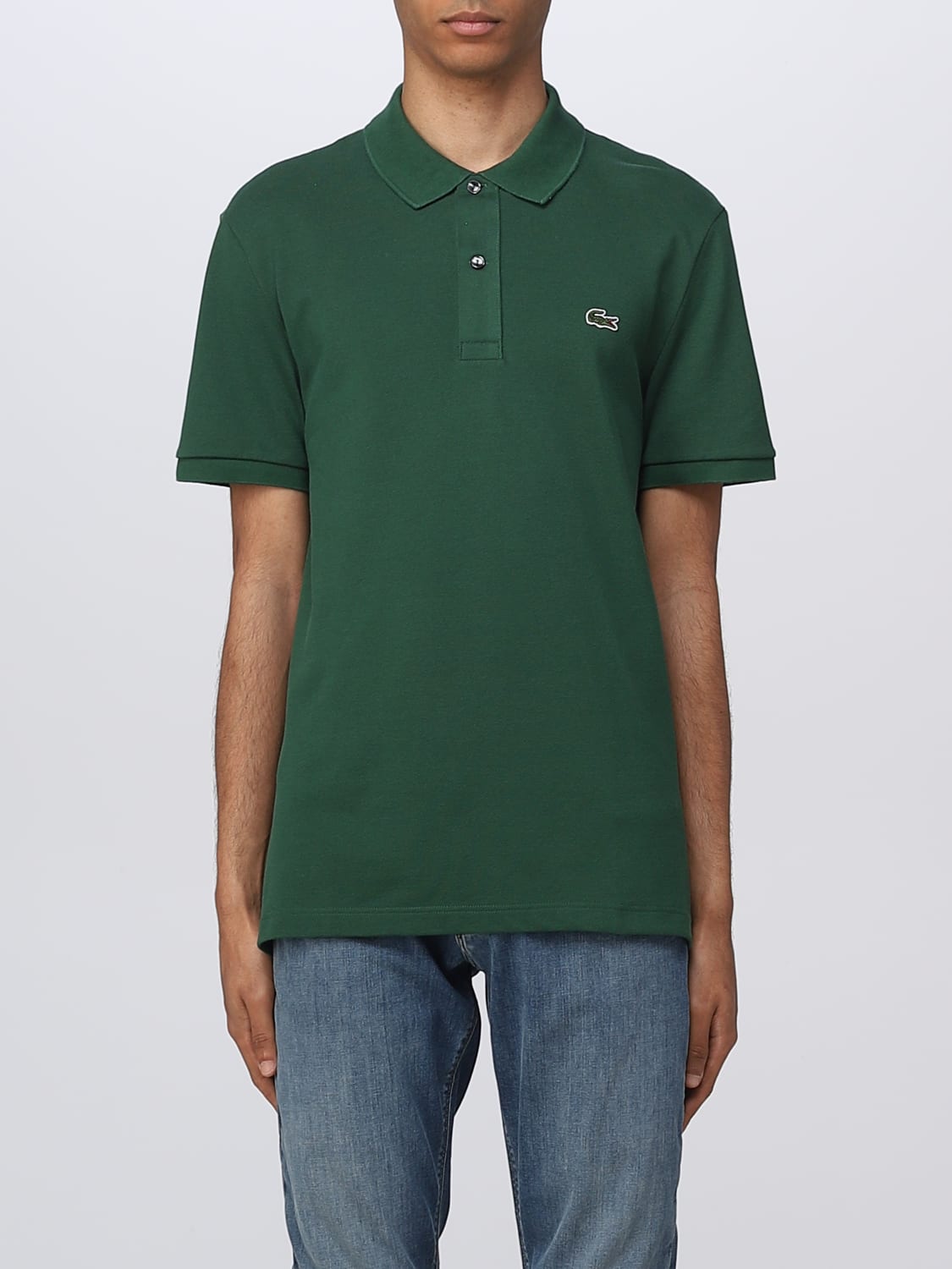 Lacoste Outlet Polo shirt men Forest Green Lacoste polo shirt PH4012 online at GIGLIO.COM