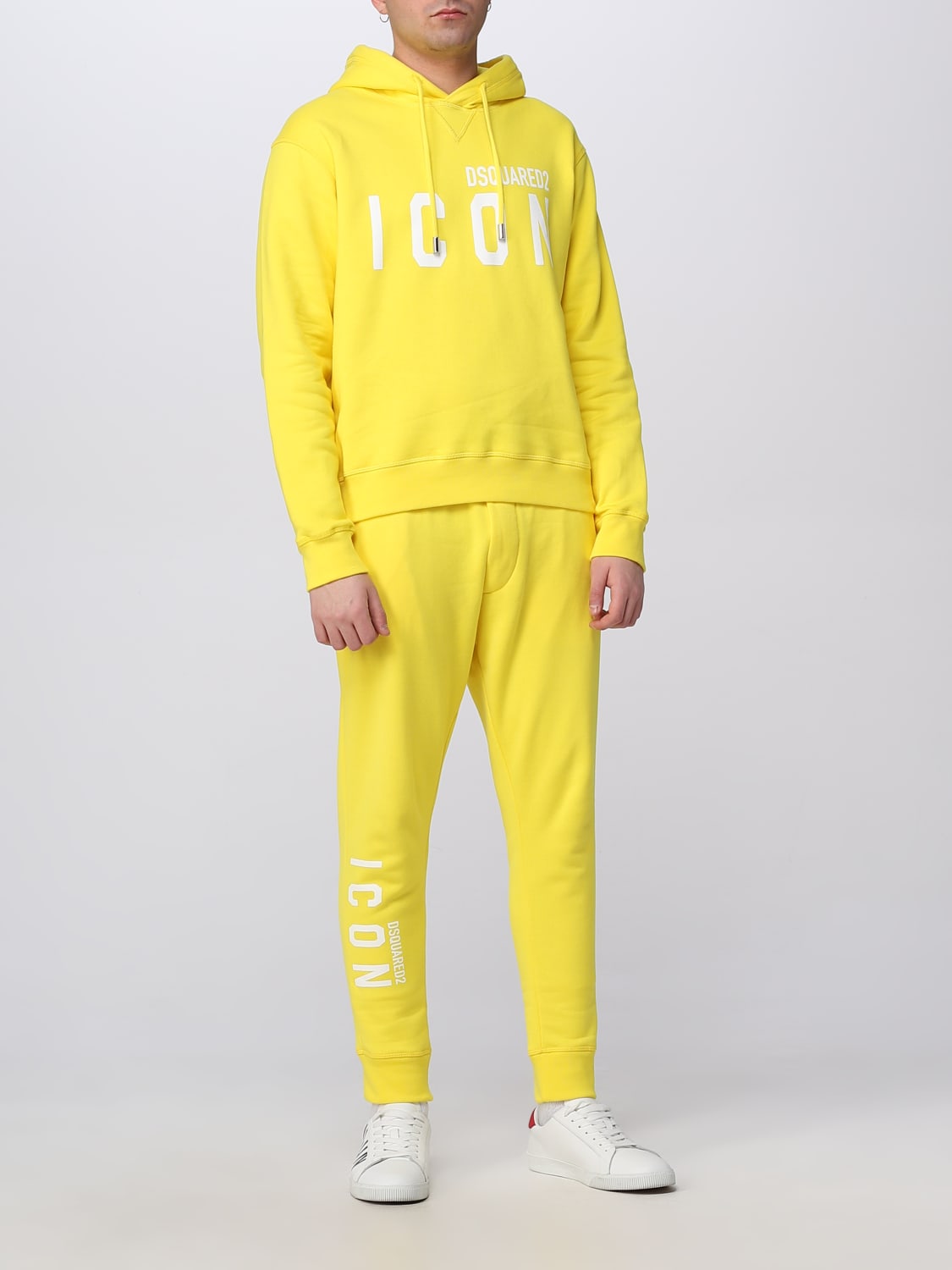 DSQUARED2 卫衣: 卫衣 男士 Dsquared2, 黄色 - Img 2