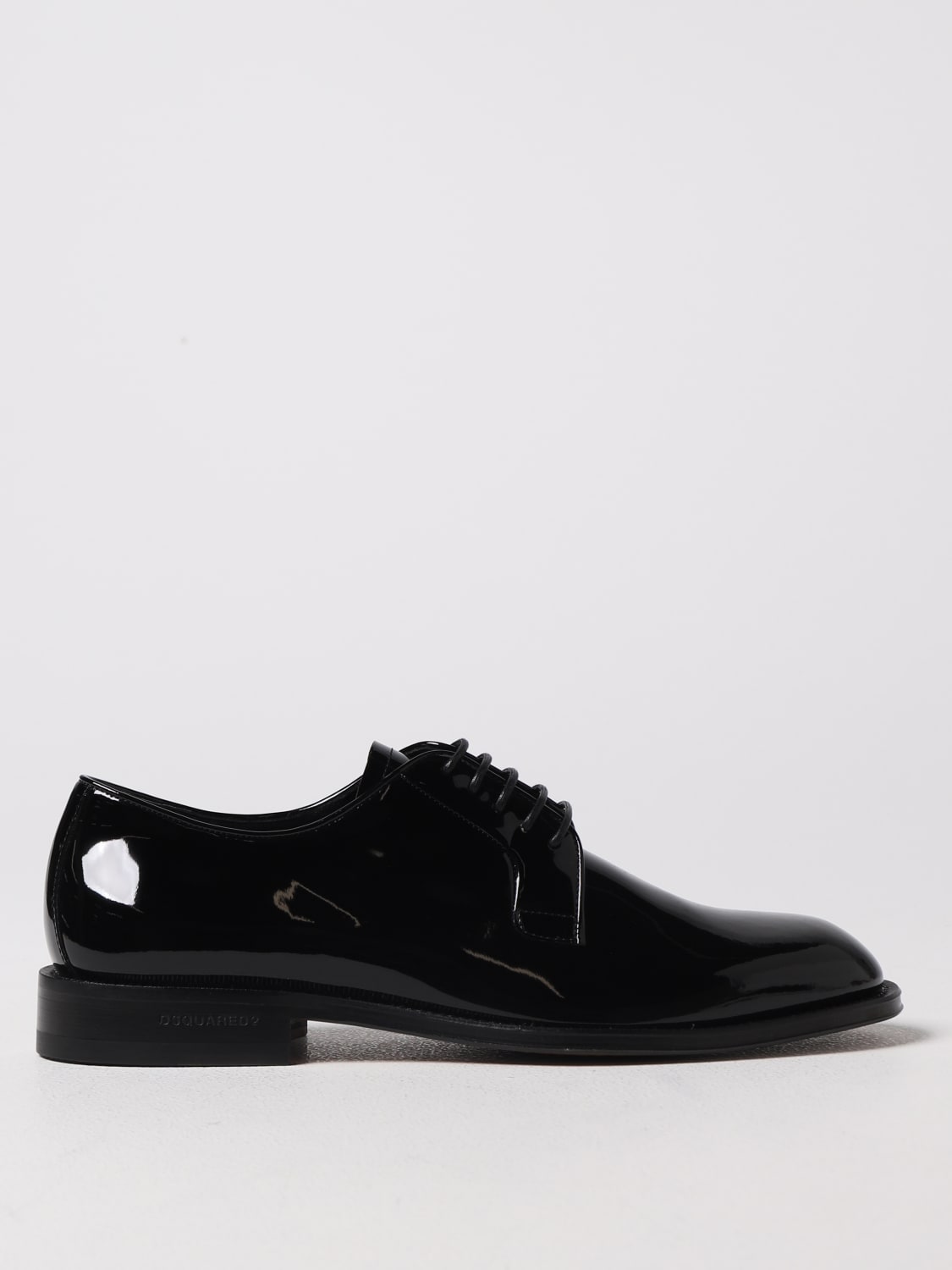 DSQUARED2 BROGUE SHOES: Dsquared2 Oxford in patent leather, Black - Img 1