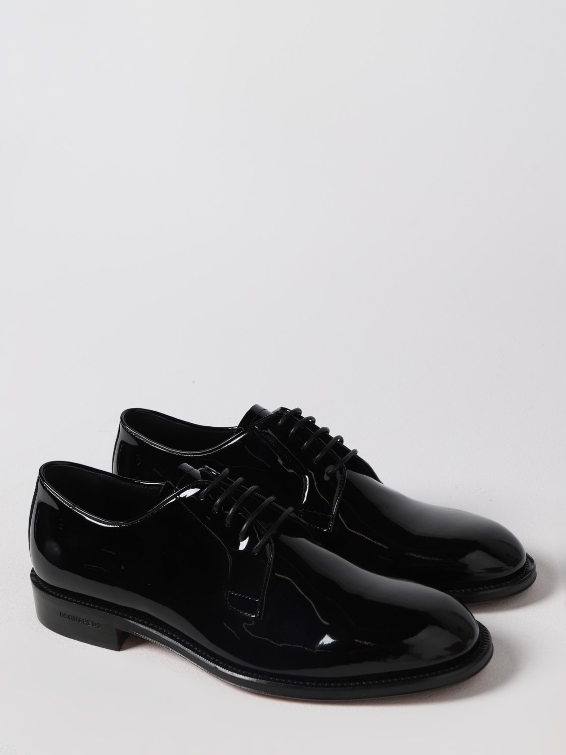 DSQUARED2 BROGUE SHOES: Dsquared2 Oxford in patent leather, Black - Img 2