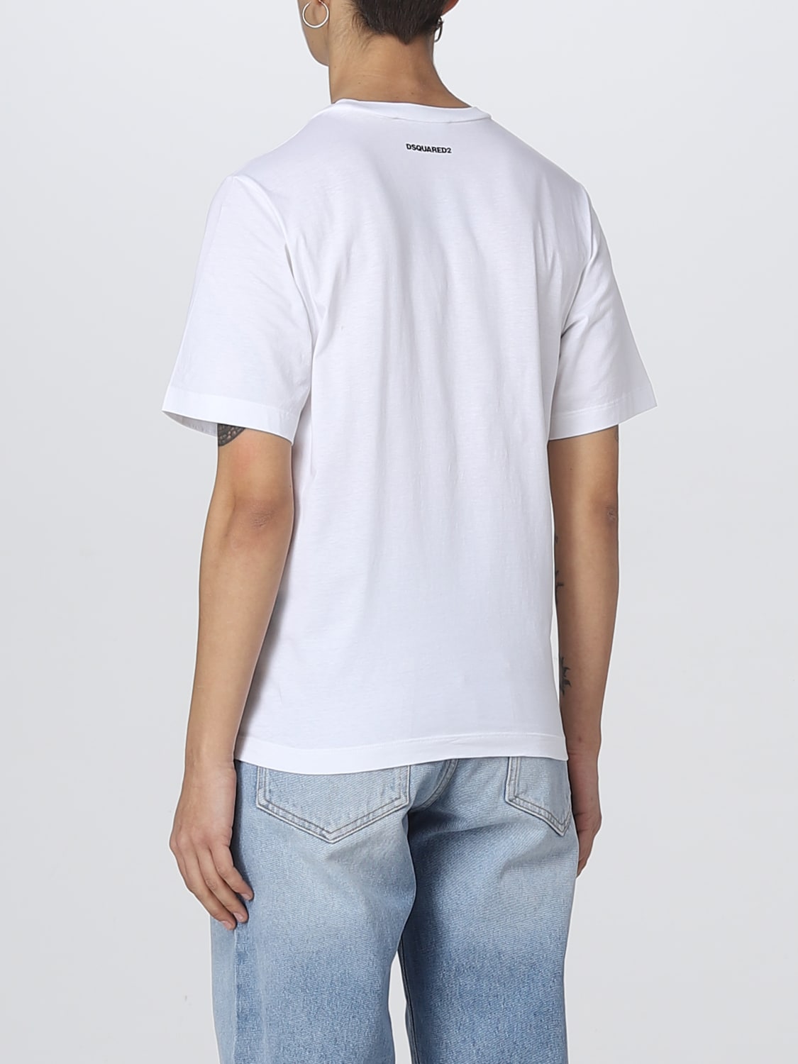 DSQUARED2 T-SHIRT: Dsquared2 cotton T-shirt, White - Img 2