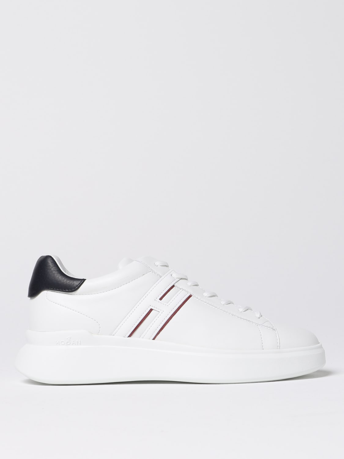 HOGAN SNEAKERS: Sneakers H580 Hogan in pelle, Bianco - Img 1