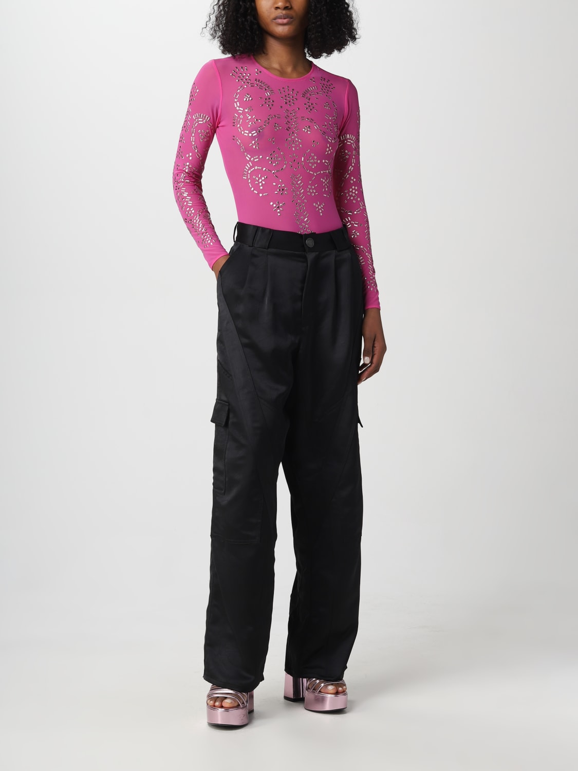 KOCHE' PANTS: Pants woman Koche', Black - Img 2