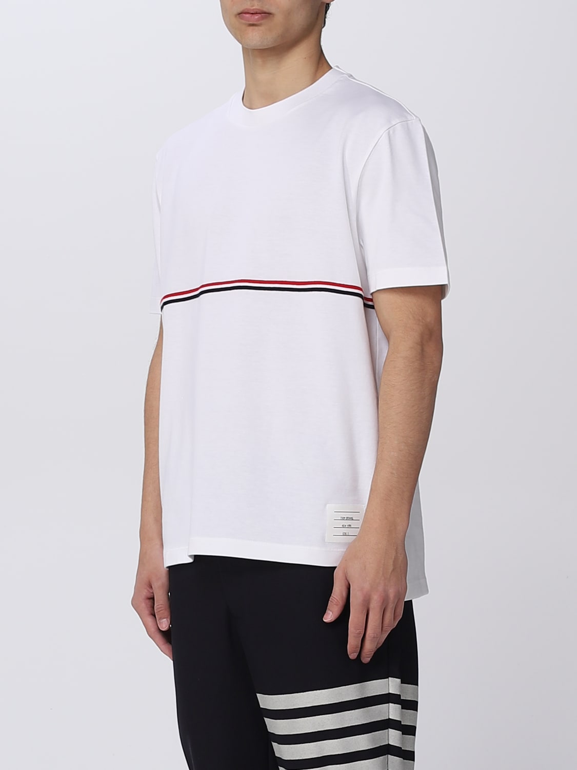 THOM BROWNE Tシャツ: Tシャツ メンズ Thom Browne, ホワイト - Img 4