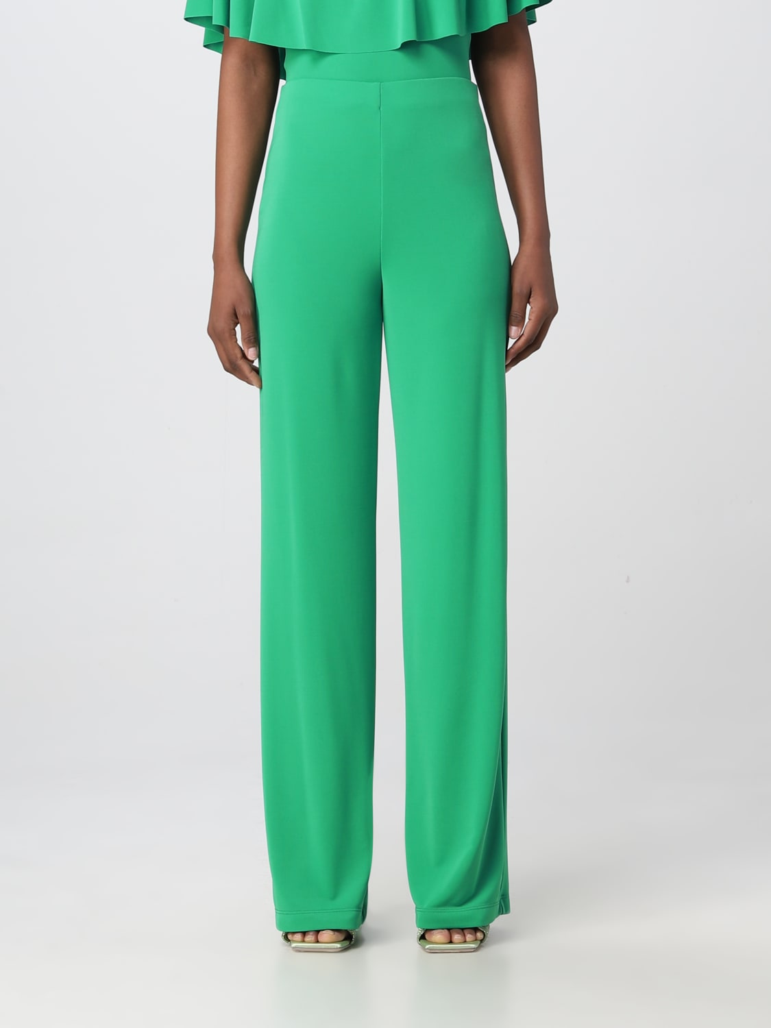 HANITA PANTS: Pants woman Hanita, Green - Img 1