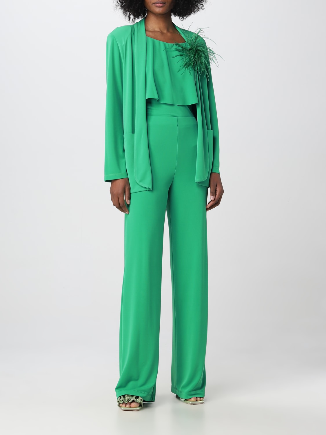 HANITA PANTS: Pants woman Hanita, Green - Img 2