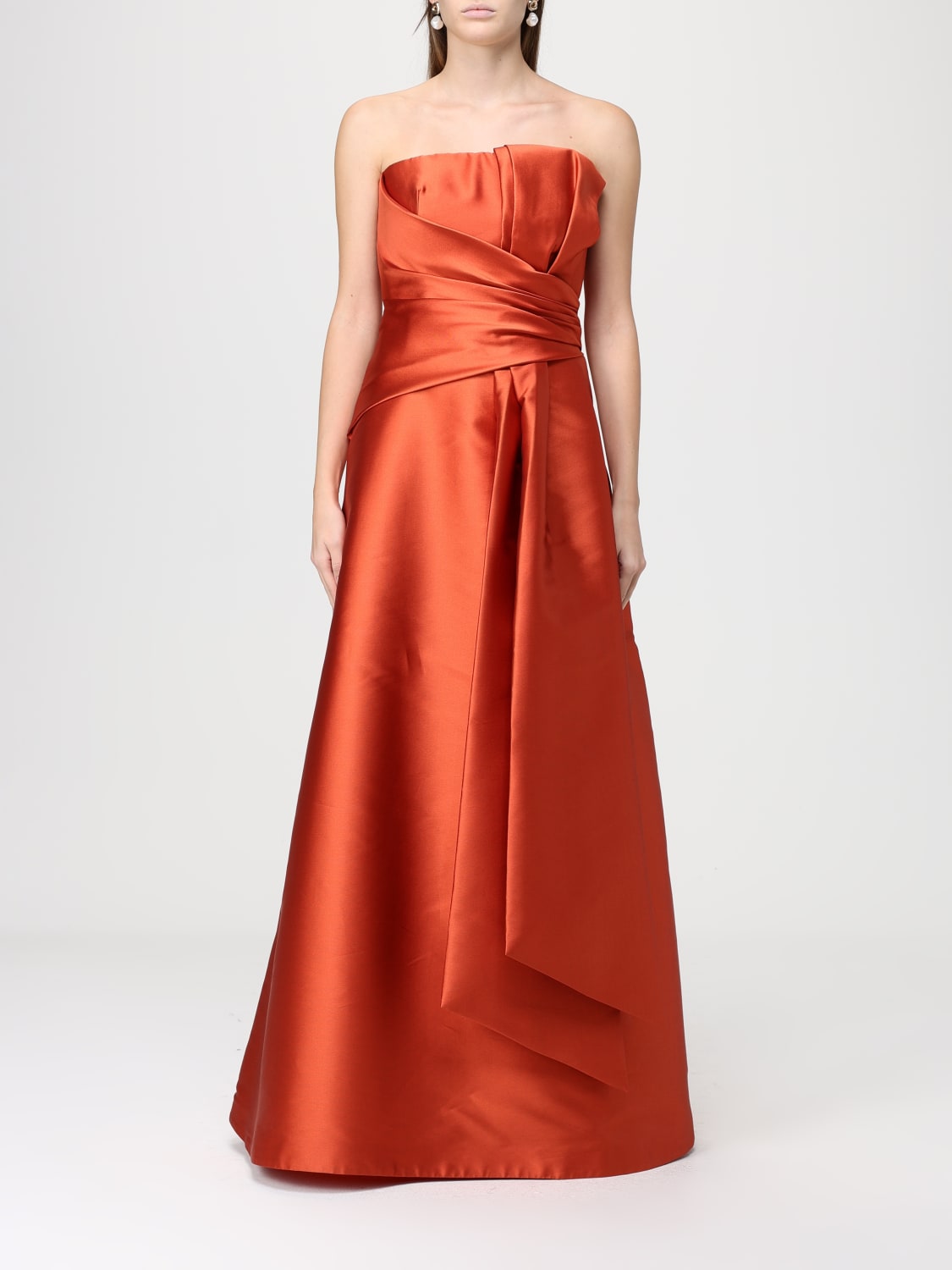 ALBERTA FERRETTI KLEID: Kleid damen Alberta Ferretti, Orange - Img 1