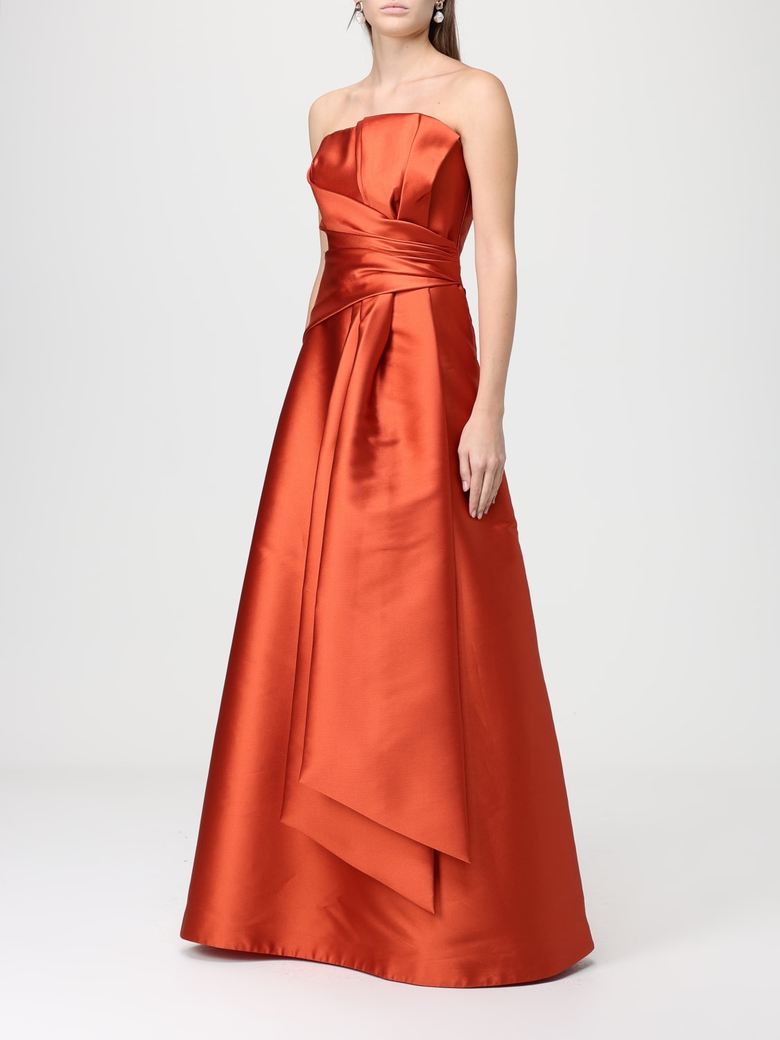 ALBERTA FERRETTI KLEID: Kleid damen Alberta Ferretti, Orange - Img 3