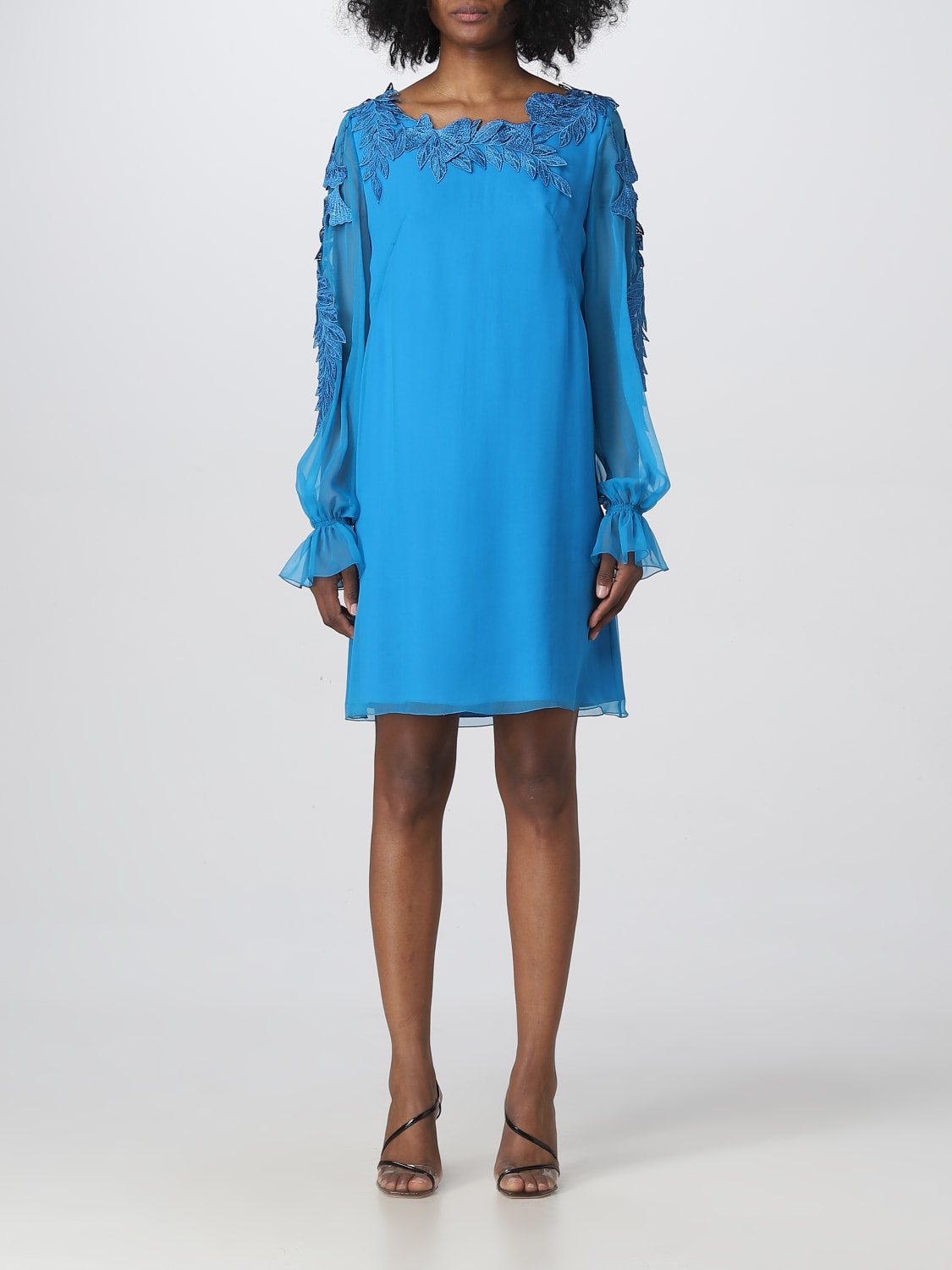 ALBERTA FERRETTI DRESS: Dress woman Alberta Ferretti, Gnawed Blue - Img 1