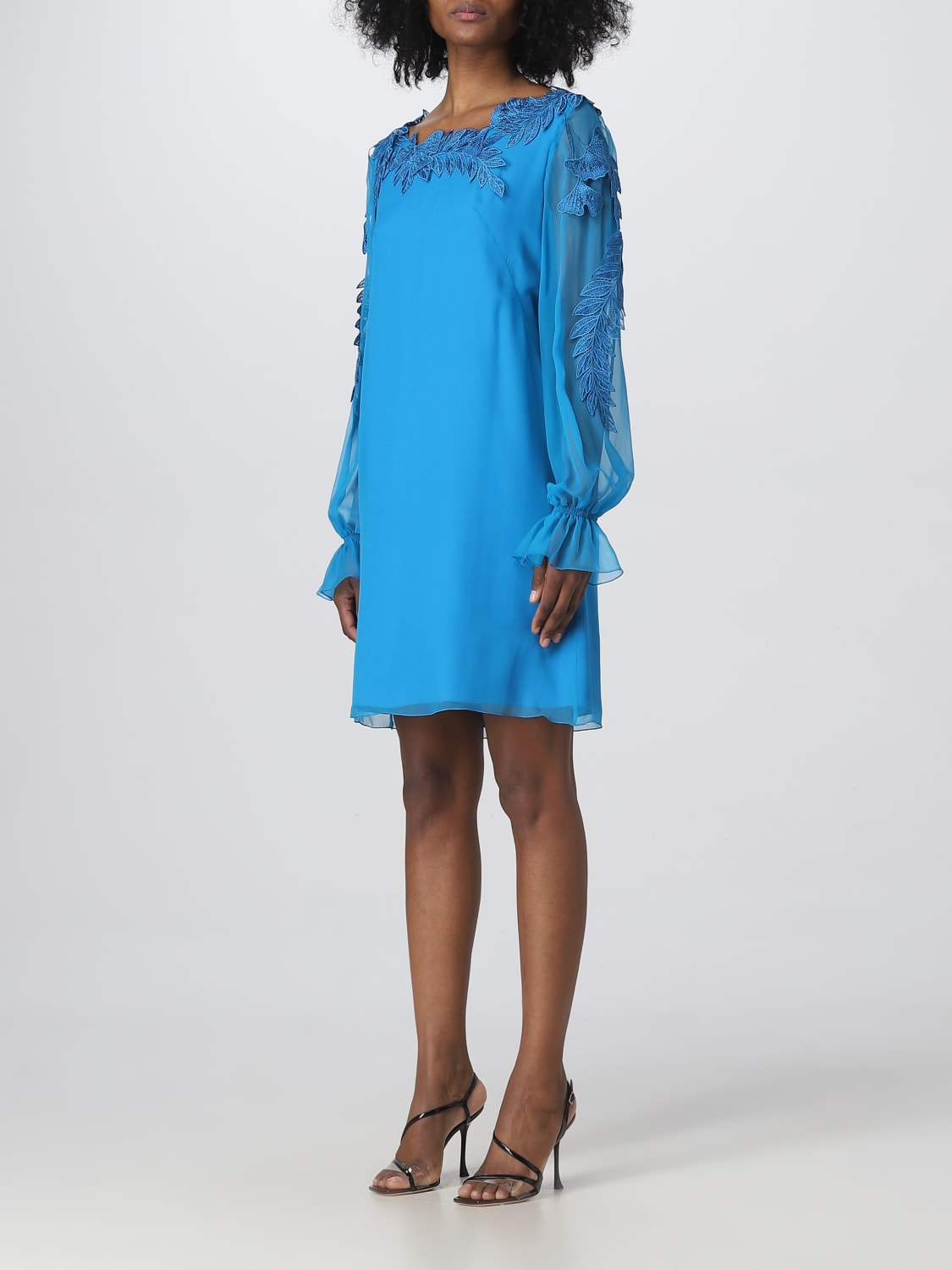 ALBERTA FERRETTI DRESS: Dress woman Alberta Ferretti, Gnawed Blue - Img 3