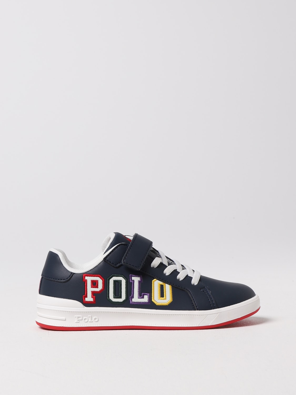 Polo Ralph Lauren Outlet Shoes kids Navy Polo Ralph Lauren sneakers RF104043 online at GIGLIO.COM