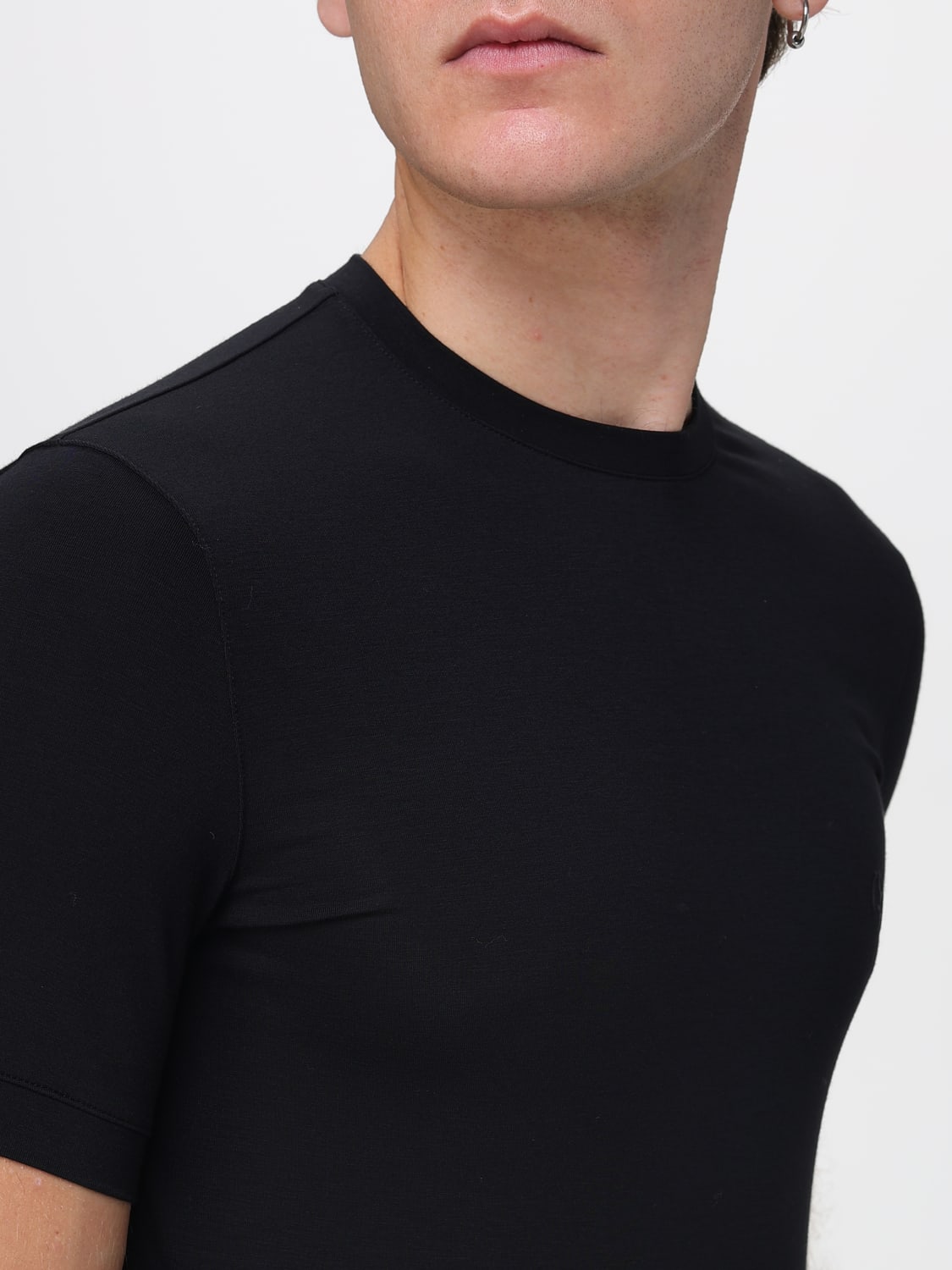 GIORGIO ARMANI T-SHIRT: T-shirt men Giorgio Armani, Black - Img 5