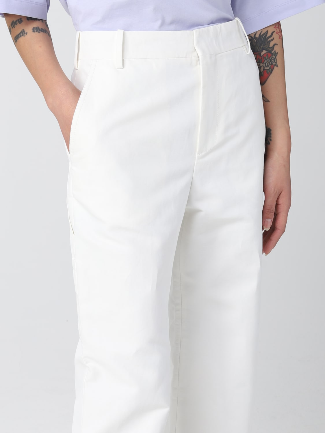 MARNI PANTALON: Pantalon femme Marni, Blanc - Img 5