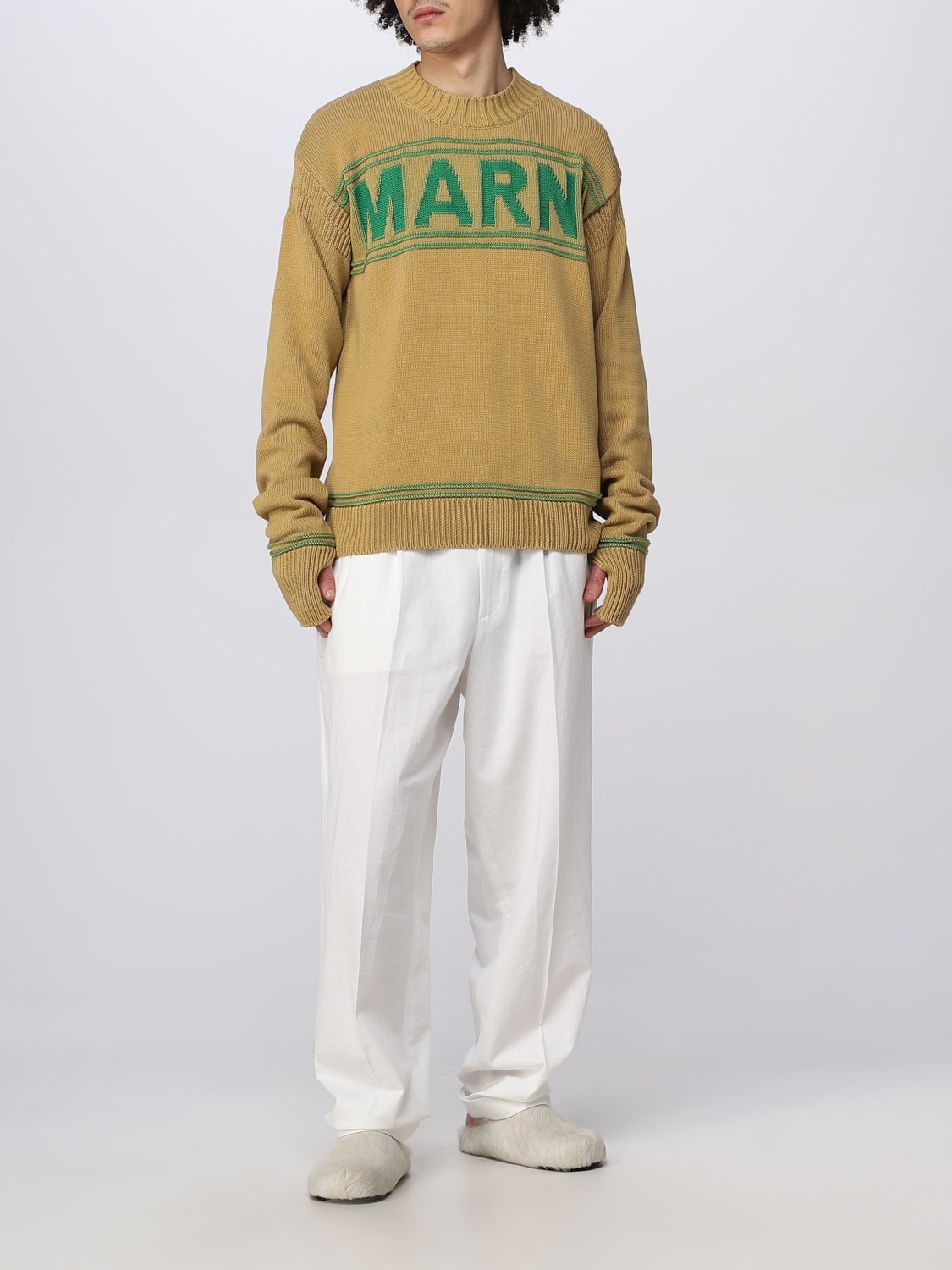 MARNI PULL: Pull homme Marni, Beige - Img 2