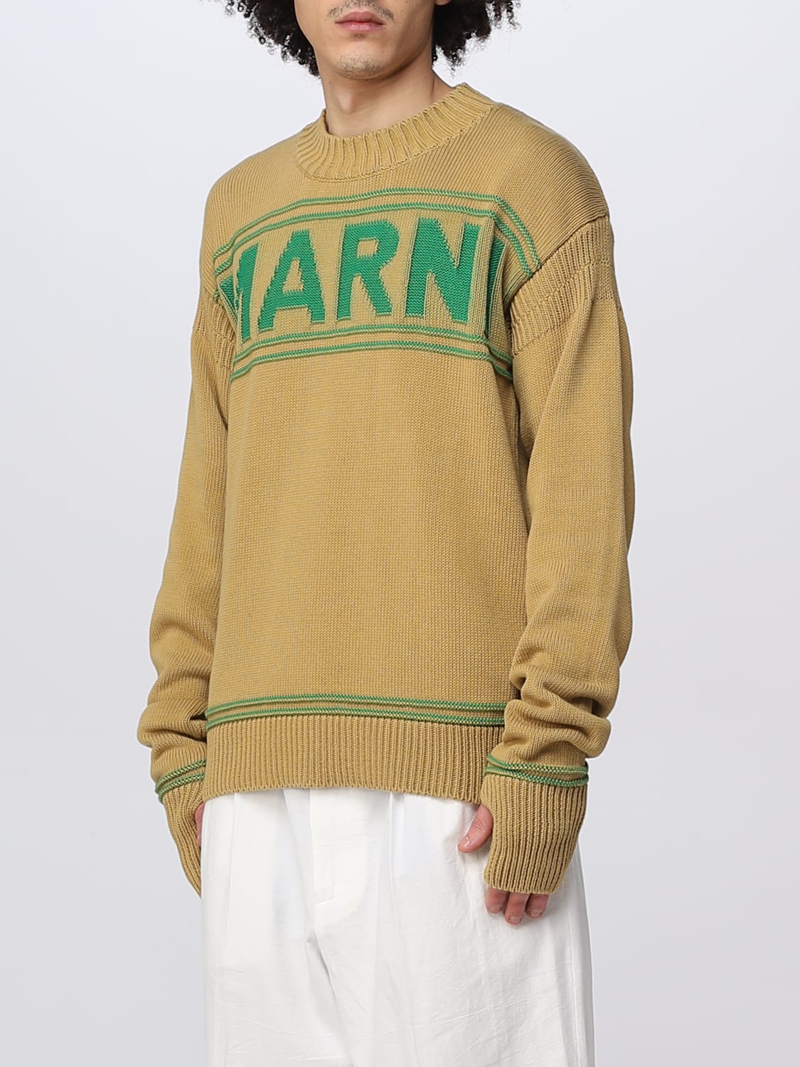 MARNI PULL: Pull homme Marni, Beige - Img 4