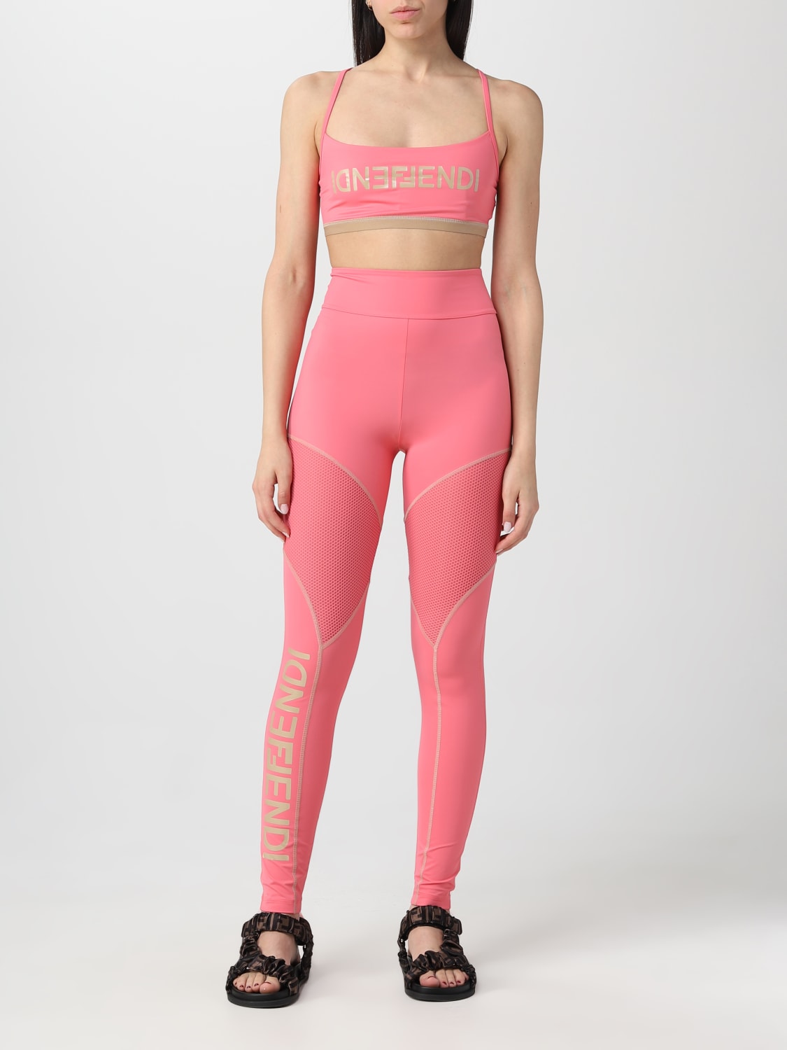 FENDI TOP: Top damen Fendi, Pink - Img 2