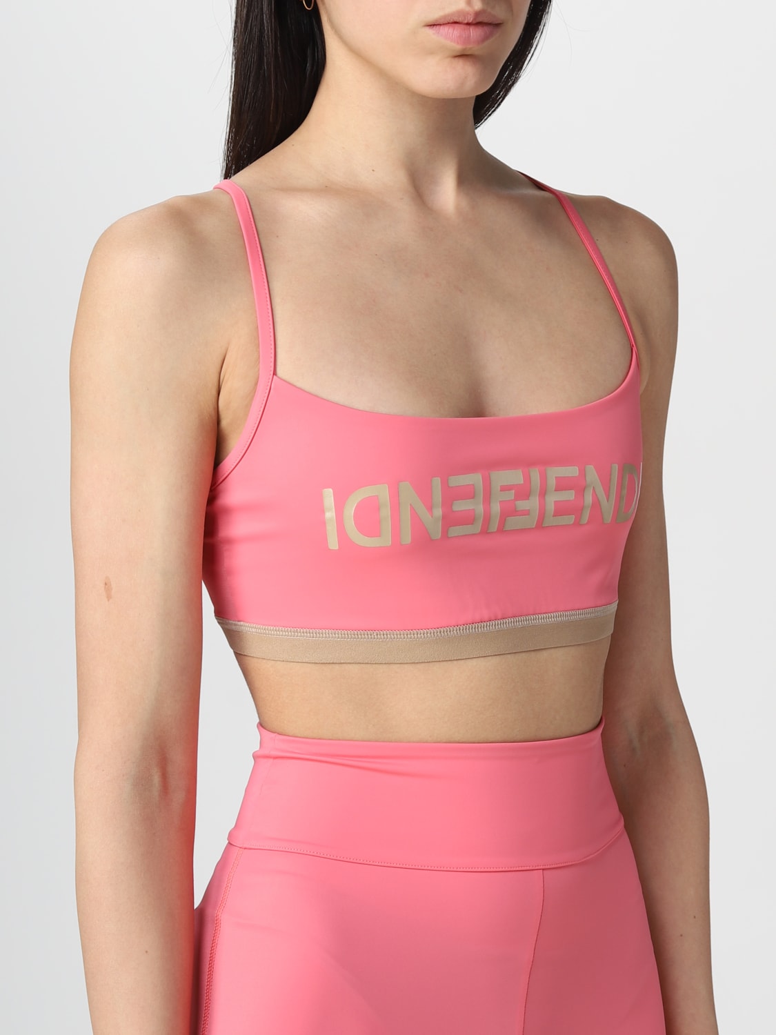 FENDI TOP: Top damen Fendi, Pink - Img 5