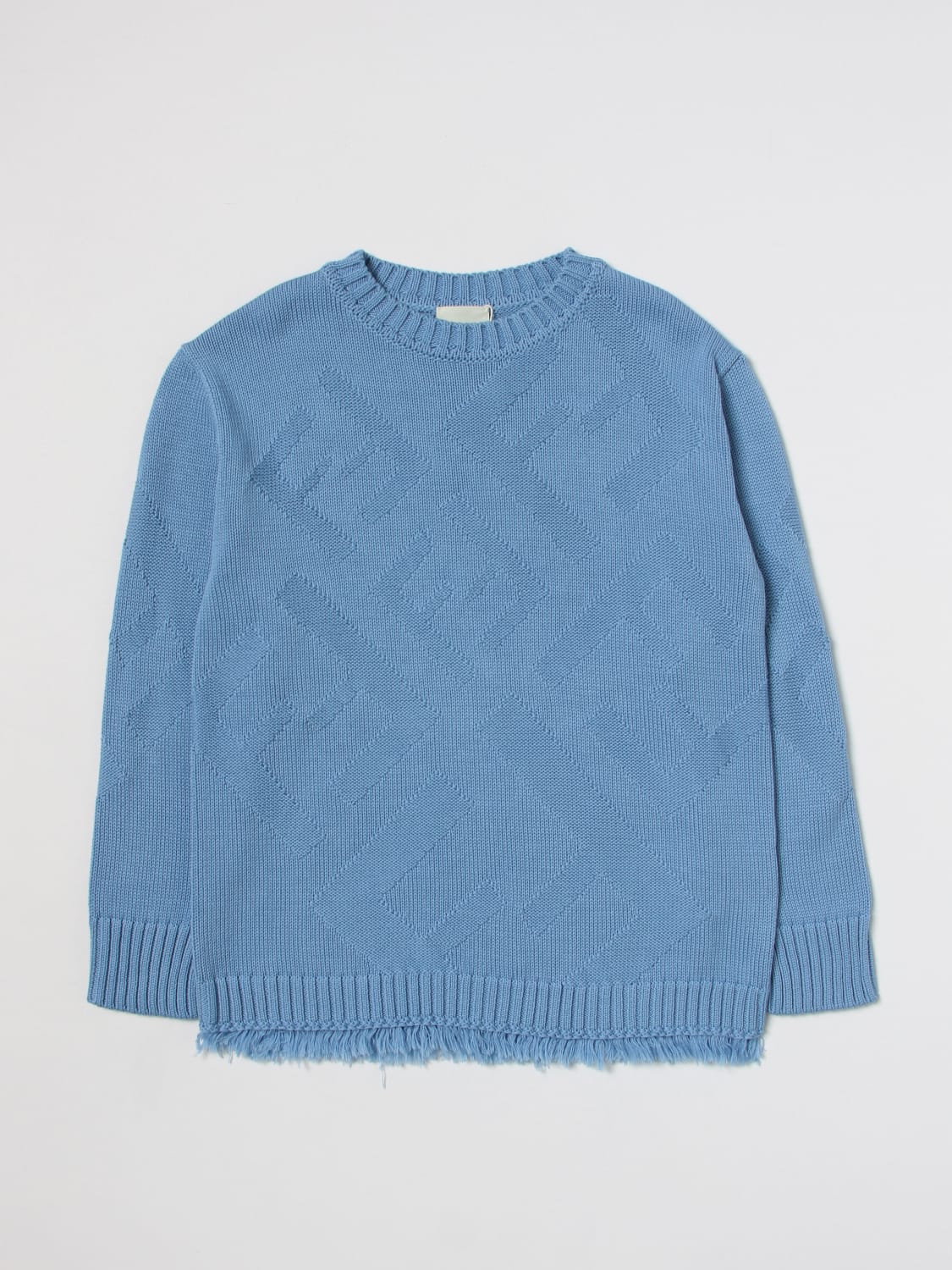 FENDI PULL: Pull enfant Fendi Kids, Bleu Azur - Img 1