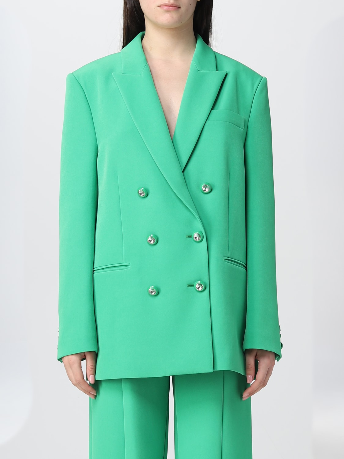 CHIARA FERRAGNI BLAZER: Blazer femme Chiara Ferragni, Vert - Img 1