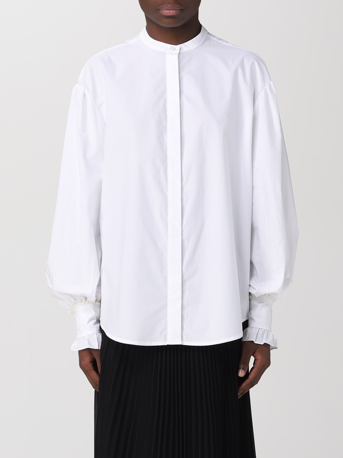 TWINSET SHIRT: Twinset shirt in cotton, White - Img 1