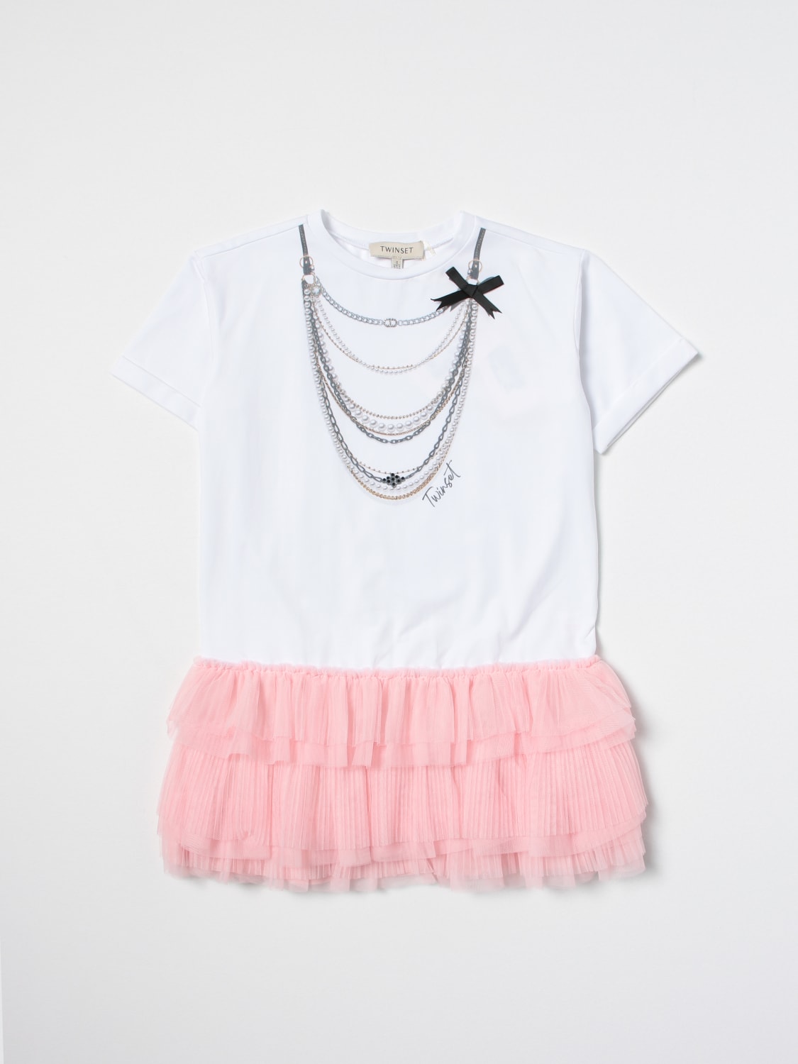 TWINSET DRESS: Dress kids Twinset, Pink - Img 1