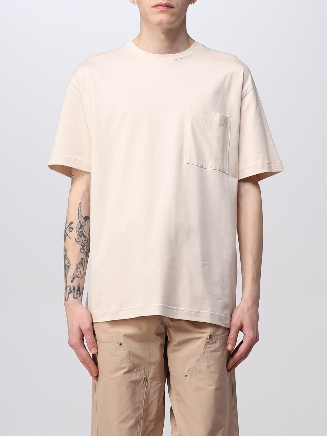 Giglio T-shirt basic A.P.C. di cotone