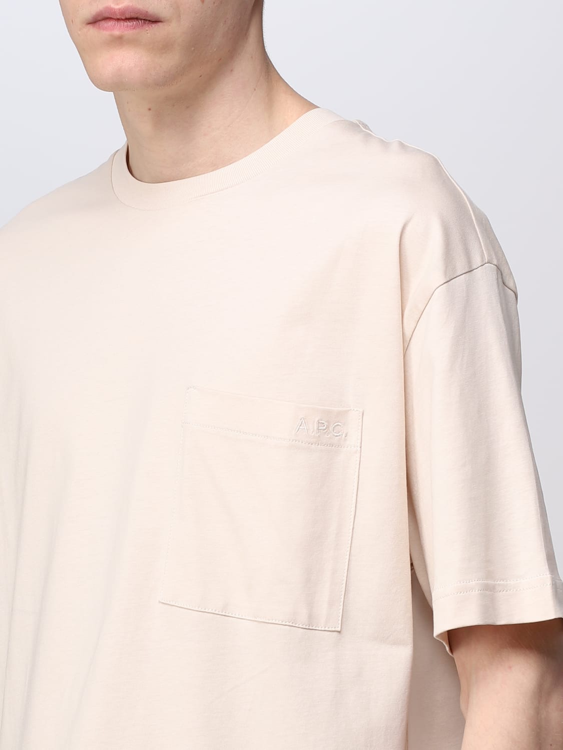 A.P.C. Tシャツ: Tシャツ メンズ A.P.C., エクリュ - Img 3