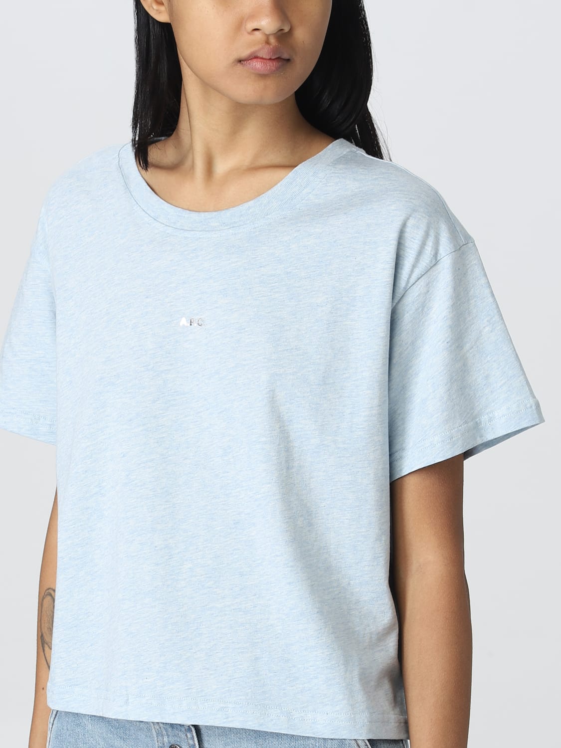 A.P.C. Tシャツ: Tシャツ レディース A.P.C., アジュール - Img 3