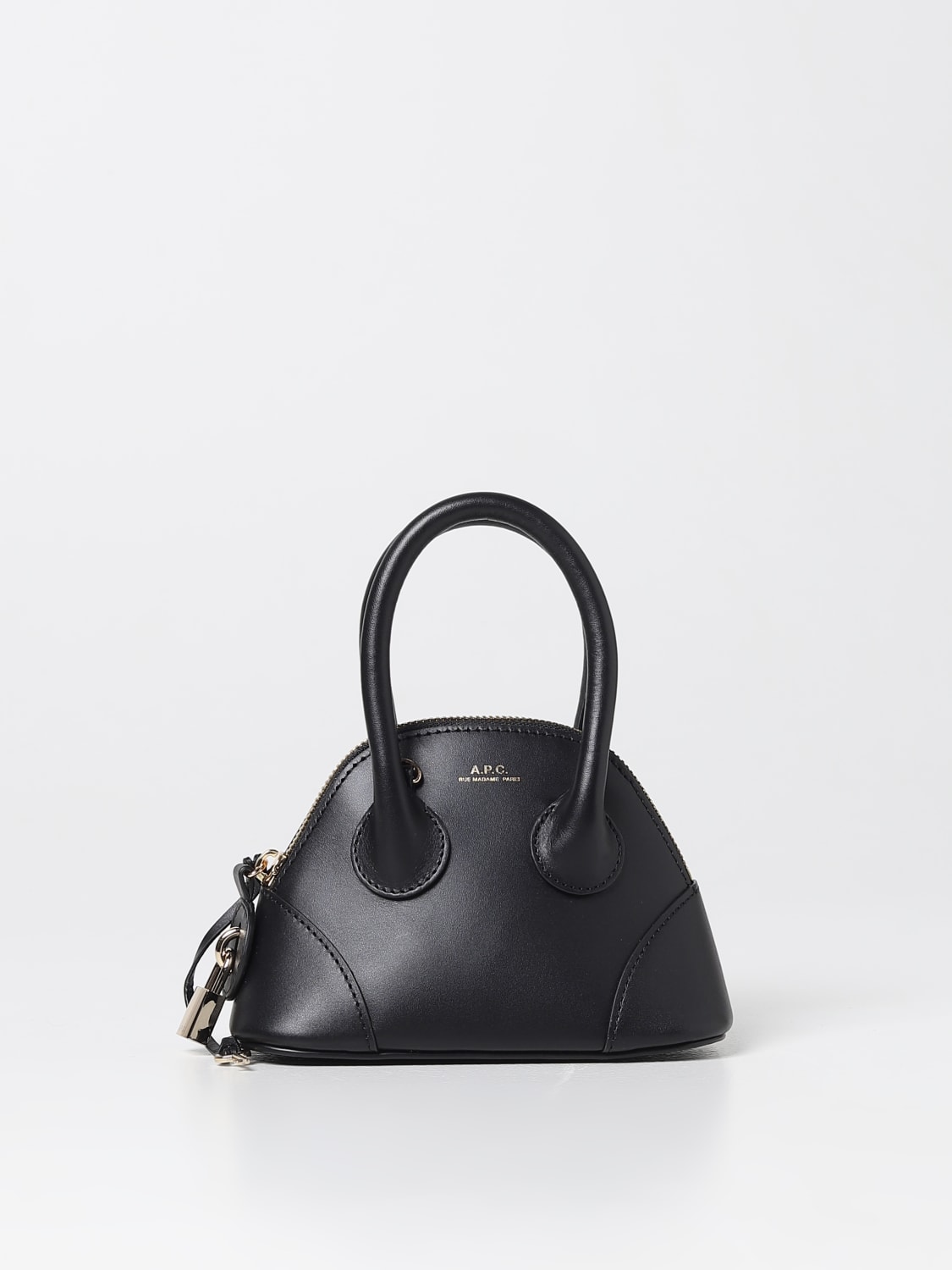 A.P.C. MINI BAG: Shoulder bag woman A.P.C., Black - Img 1