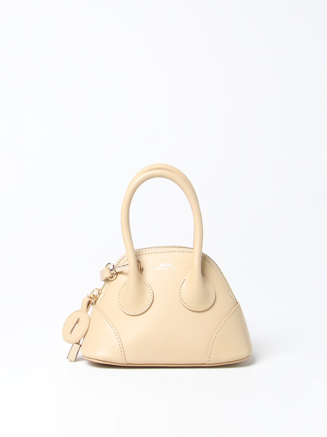 A.P.C. MINI BAG: Shoulder bag woman A.P.C., Yellow - Img 1