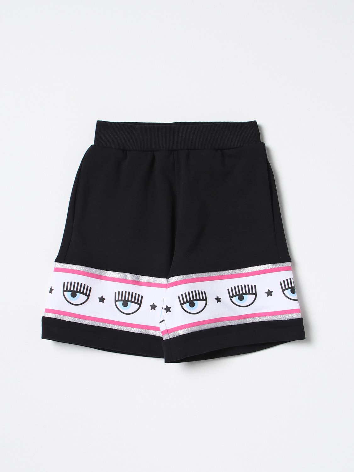 CHIARA FERRAGNI PANTALONES CORTOS: Pantalones cortos niños Chiara Ferragni, Negro - Img 1