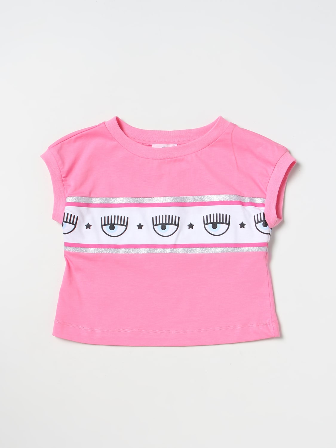 CHIARA FERRAGNI T-SHIRT: T-shirt kids Chiara Ferragni, Fuchsia - Img 1