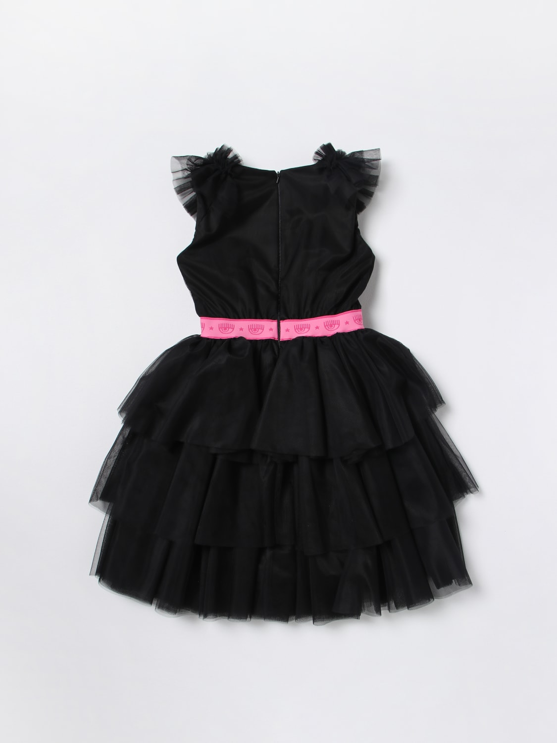 CHIARA FERRAGNI VESTIDO: Vestido niños Chiara Ferragni, Negro - Img 2