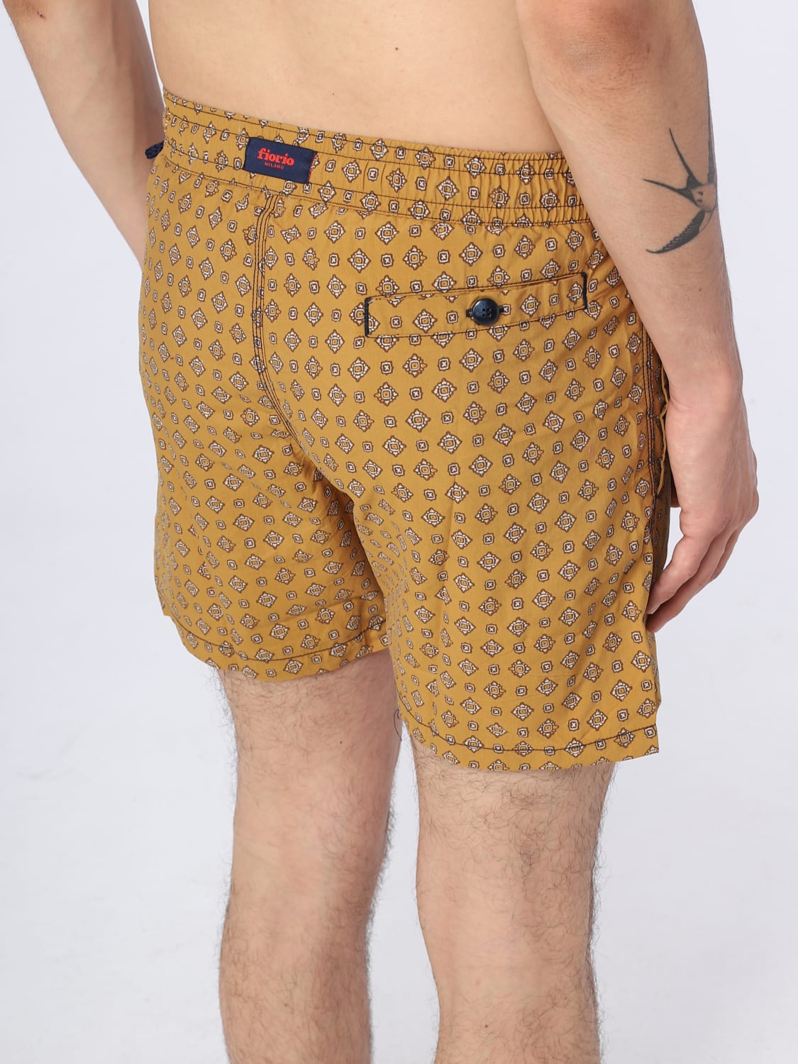 BAGNI FIORIO SWIMSUIT: Swimsuit men Bagni Fiorio, Mustard - Img 3