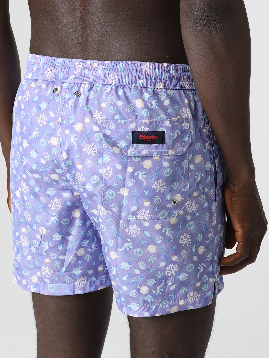 BAGNI FIORIO SWIMSUIT: Swimsuit men Bagni Fiorio, Lilac - Img 3