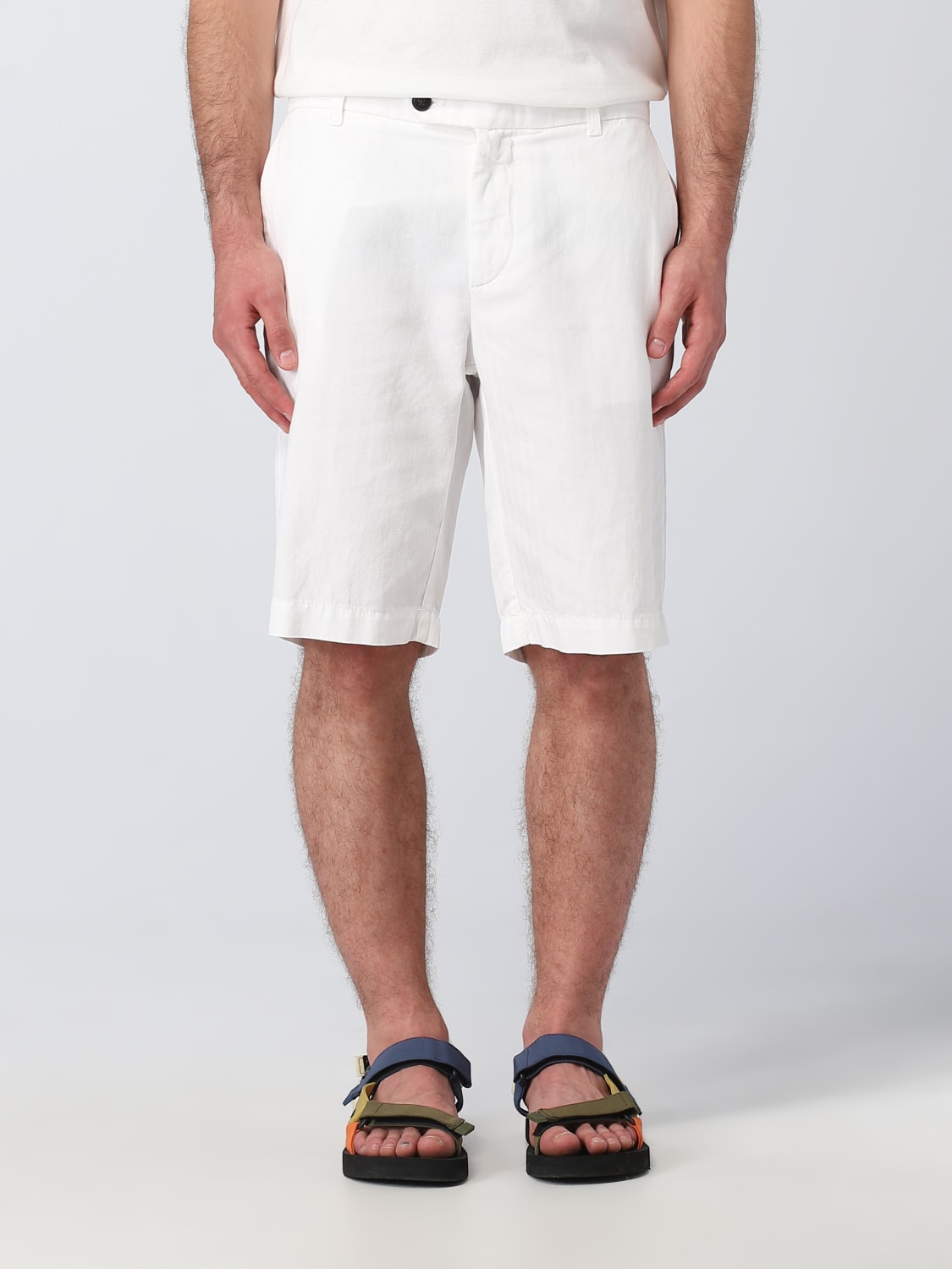 ELEVENTY SHORTS: Shorts herren Eleventy, Weiß - Img 1