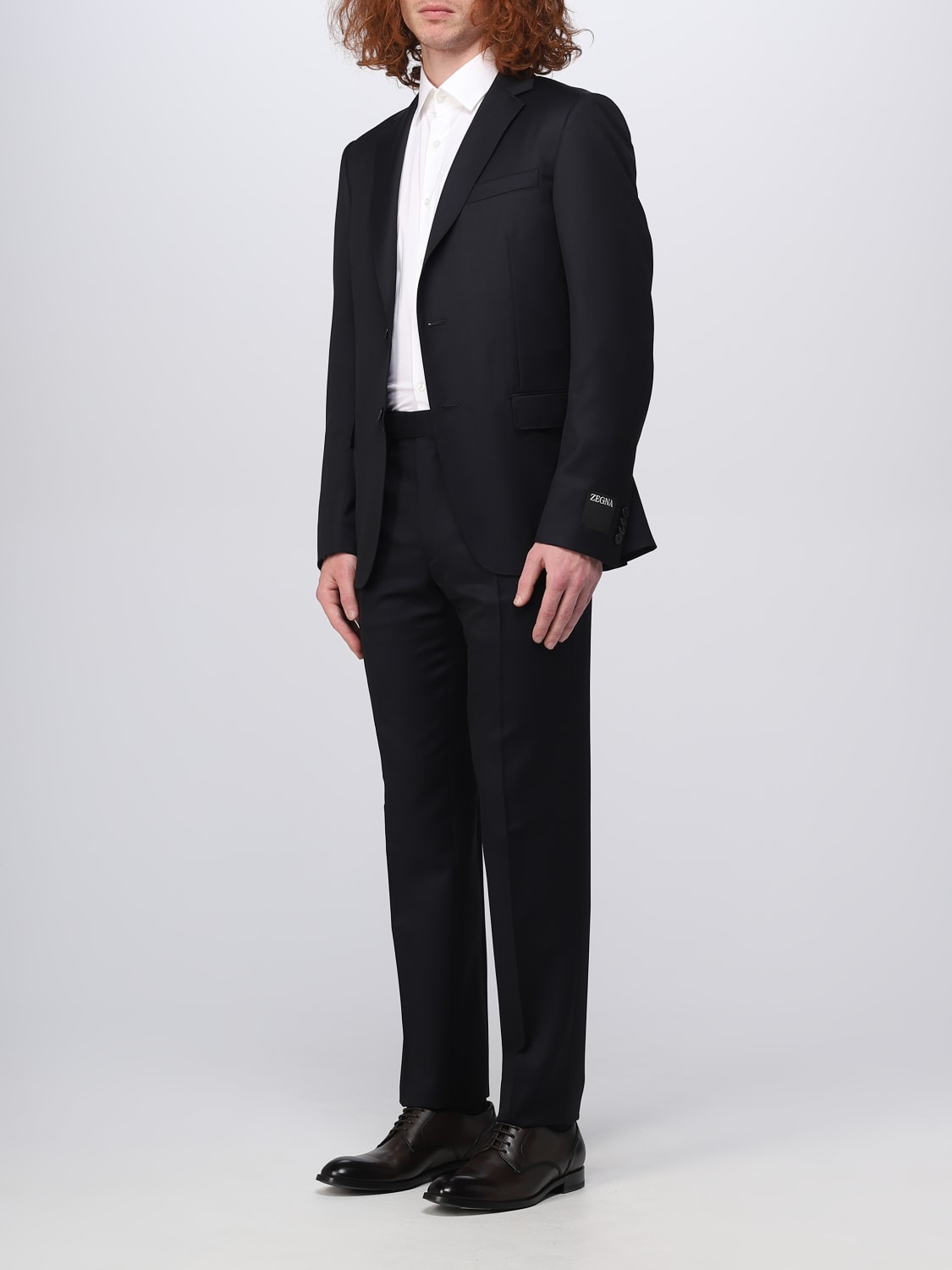 ZEGNA SUIT: Suit men Zegna, Black - Img 4