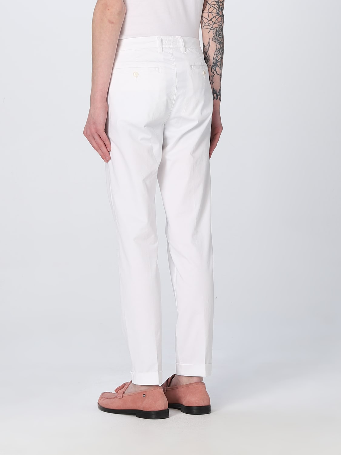 FAY PANTS: Pants men Fay, White - Img 2