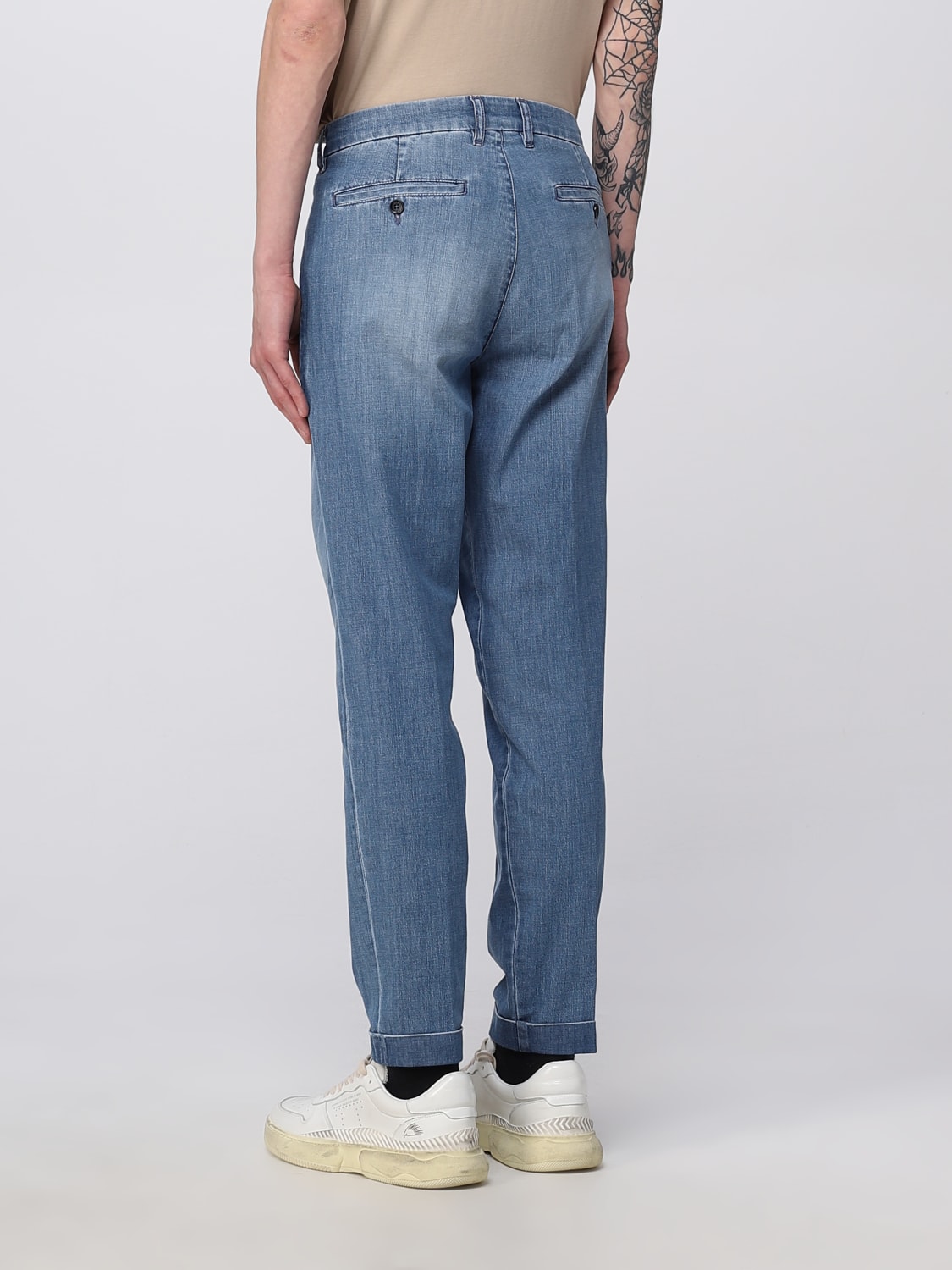 FAY PANTS: Pants men Fay, Denim - Img 2